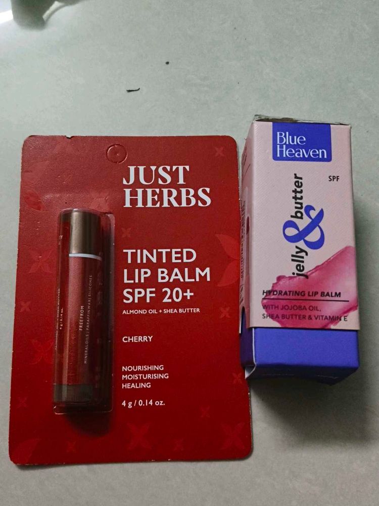 Just Herbs &amp; Blue Heaven Lip Balms