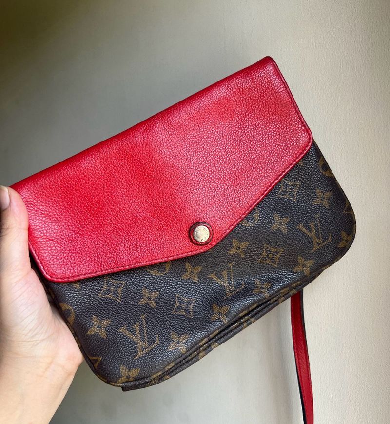 Louis Vuitton double sided crossbody bag