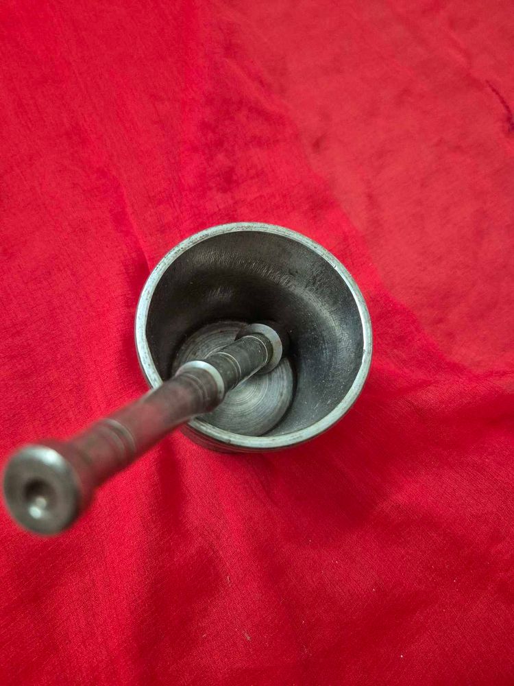 Vintage Metal Mortar and Pestle