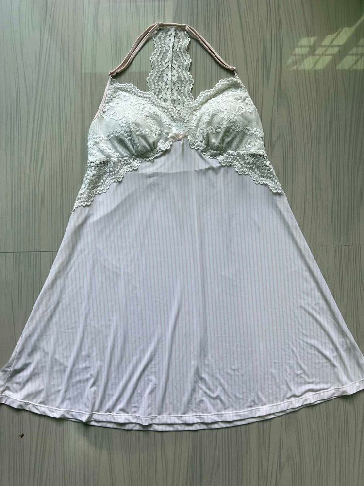 Lace Trim Camisole Nightgown