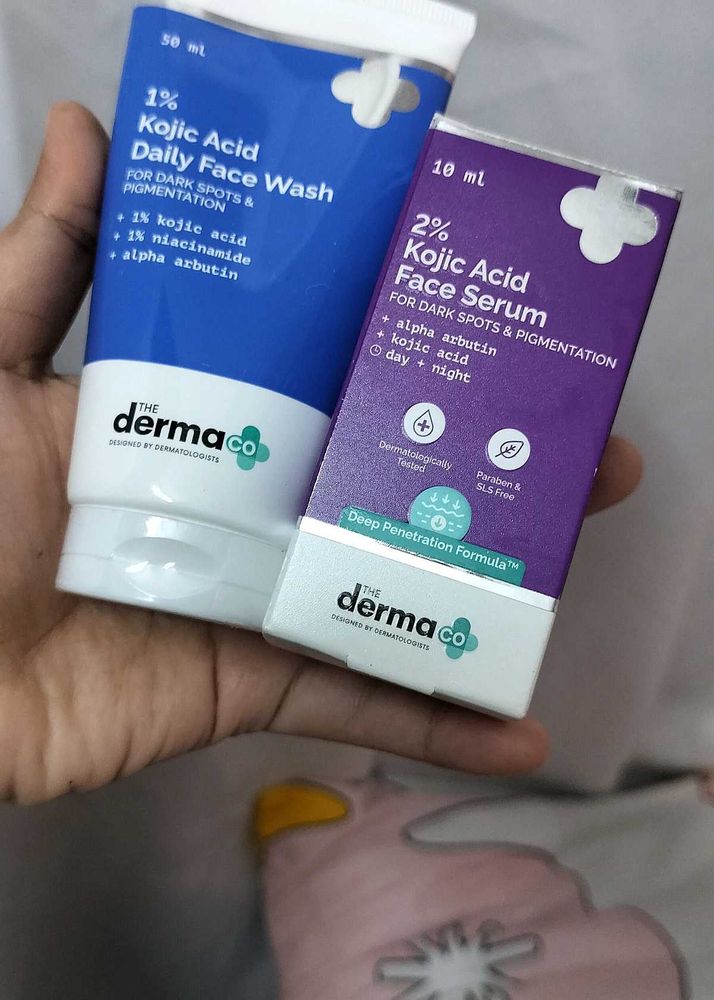 The Derma Co. Kojic Acid Face Wash &amp; Serum