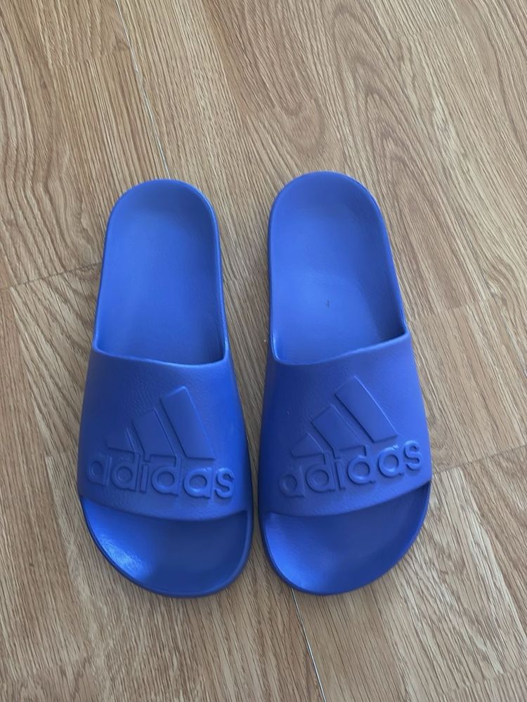 Adidas Unisex AQUO Blue Slides