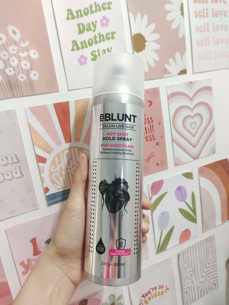 BBLUNT Hot Shot Hold Spray ✨