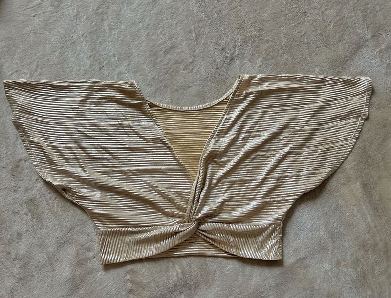 Sparkly Twist Front Top