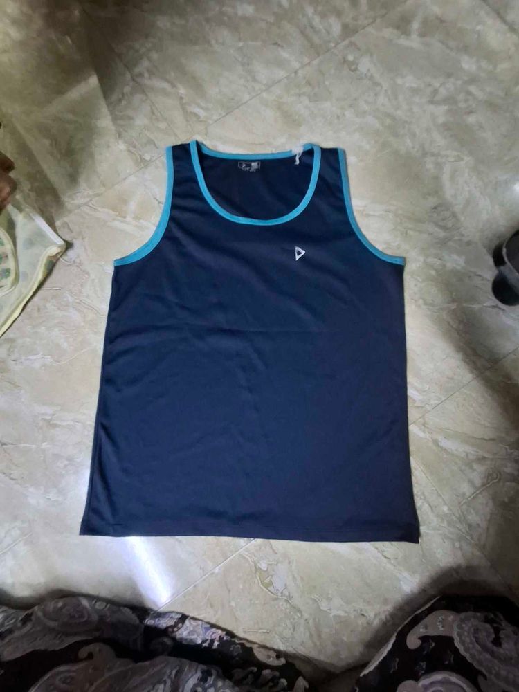 Men's Blue Athletic Tank Top