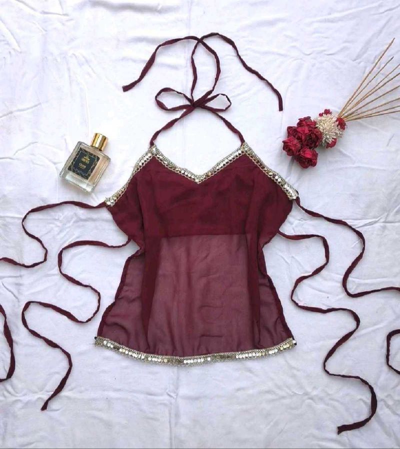 Y2k backless Chatpati top🌙