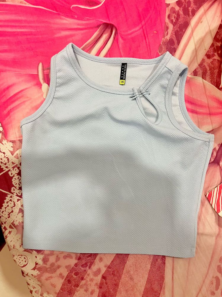 Cute Blue Tank Top