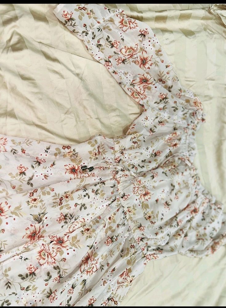 Floral Printed Long Dress