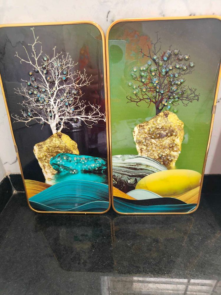 Set of 2 + 1 Decorative Wall Art