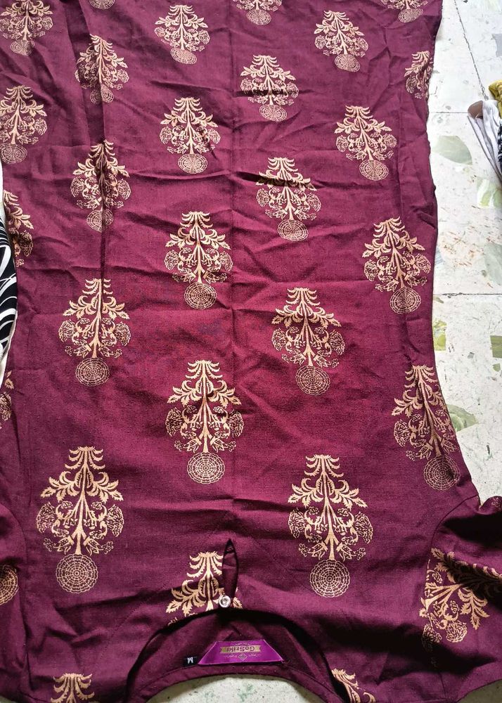 Beautiful Maroon Colour Kurti