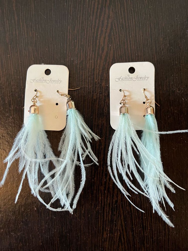 Feather Tassel Earrings