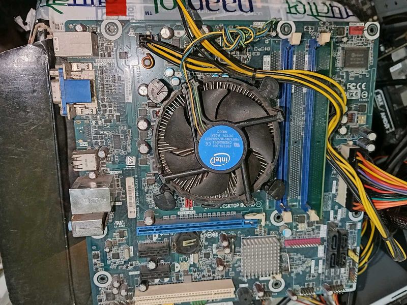 Intel Desktop Motherboard  2 gb ram complete set