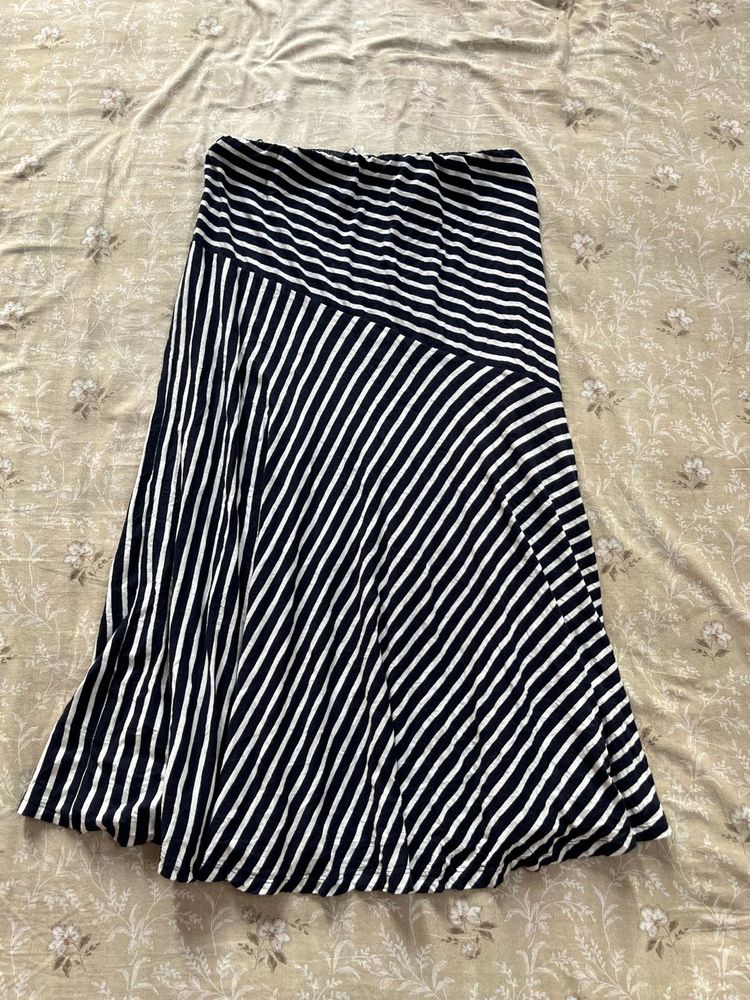 Striped Maxi Skirt