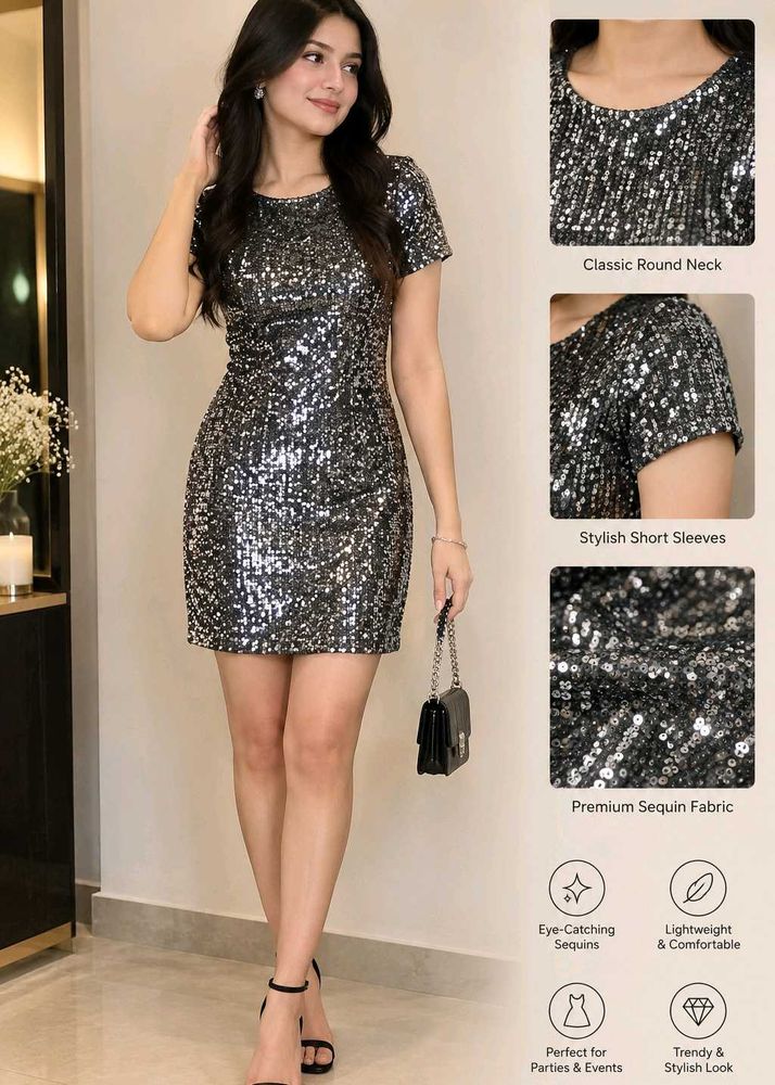 Sparkling Sequin Party Dress