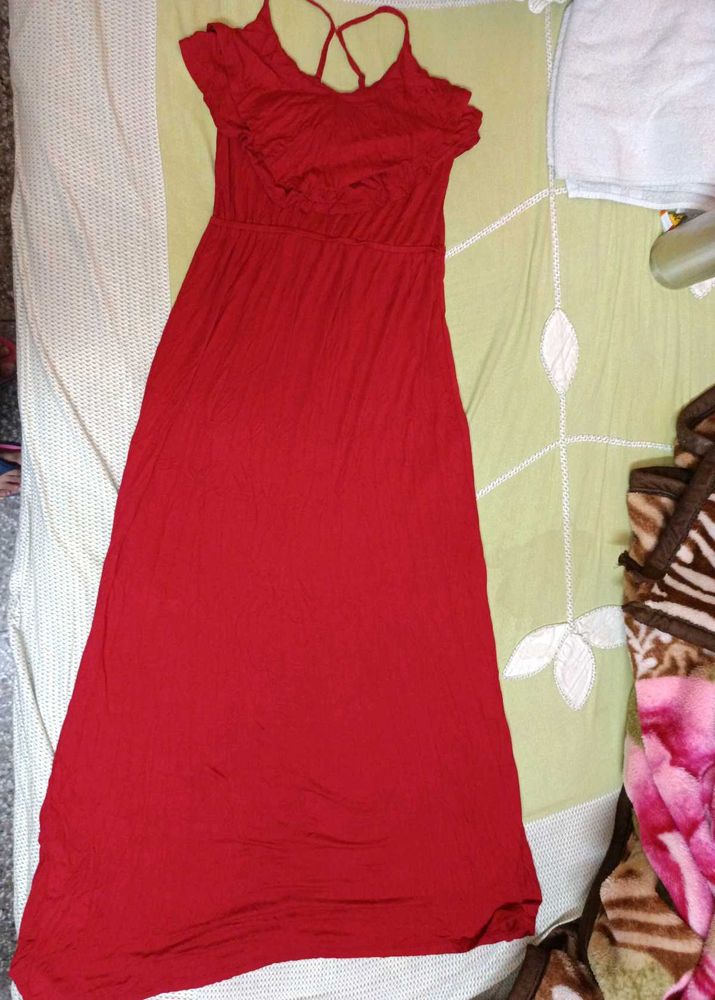 Stunning Red Maxi Dress