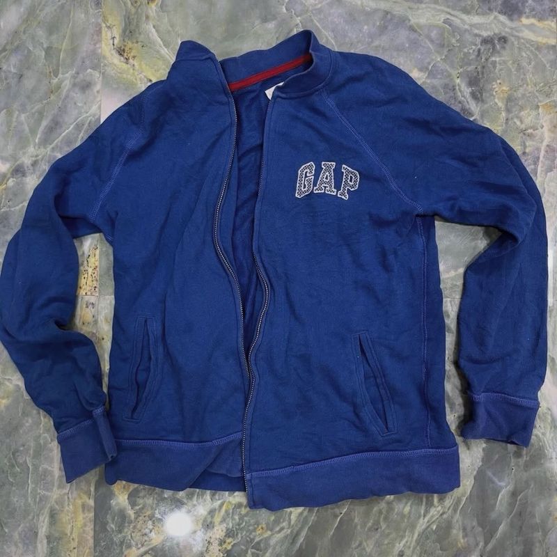 GAP Blue Zip-Up Sweatshirt
