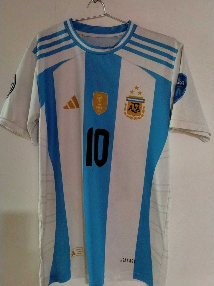 Argentina Soccer Jersey Messi #10