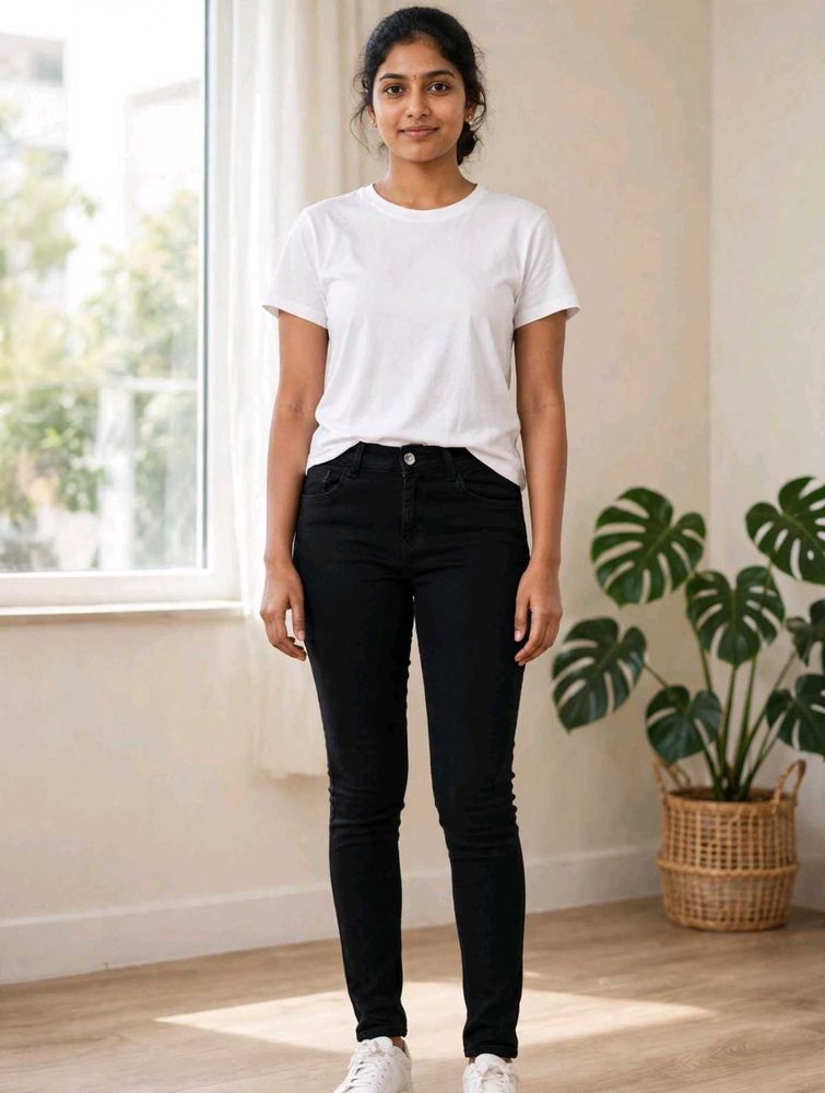 Black Skinny Fit Jeans