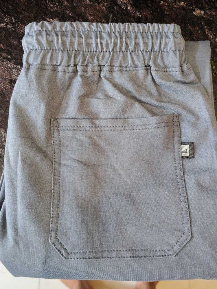 Comfortable Grey Casual Pants