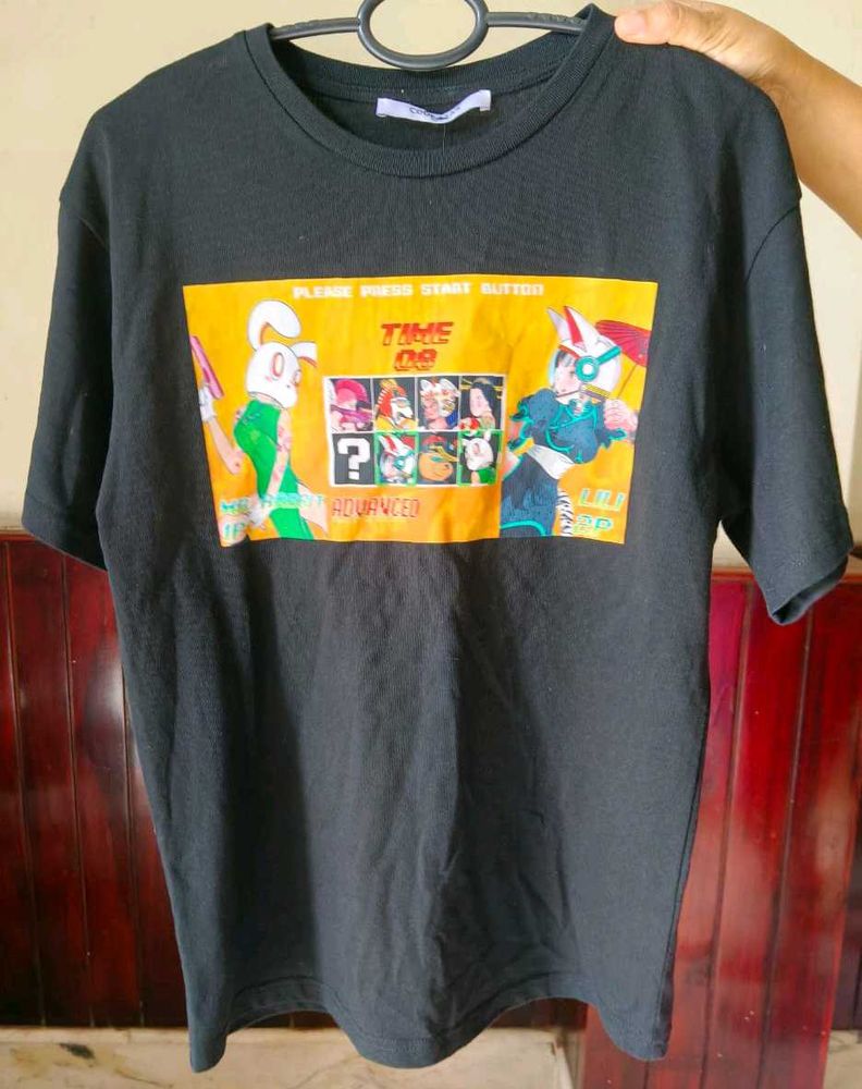 Gamer Bunny Graphic T-Shirt