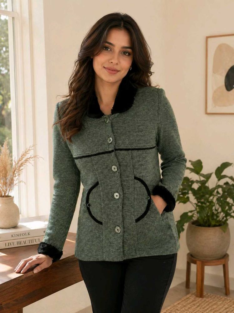 Stylish Knit Coat