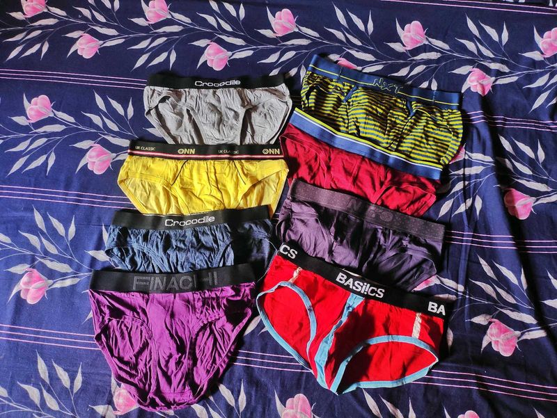 (Pack of 8)Men Briefs Combo