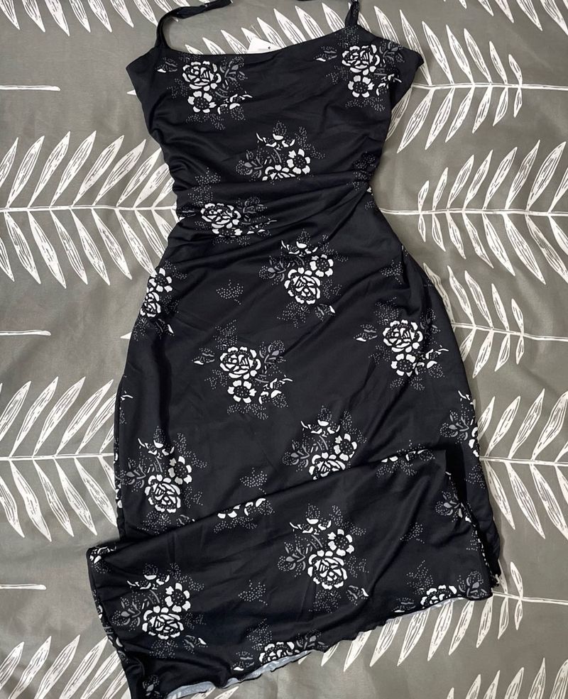 Chic Floral Print Dress