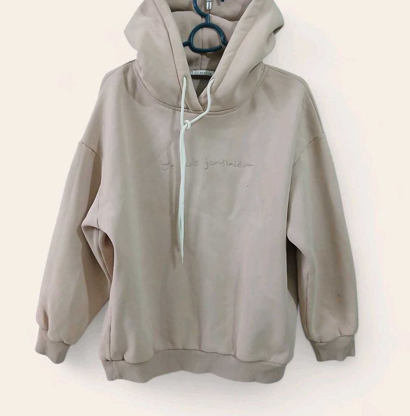 Cozy Beige Hoodie
