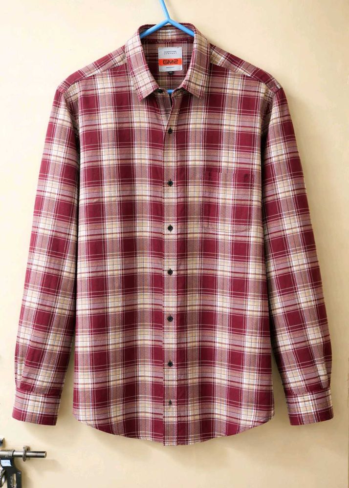 Men's Plaid Long Sleeve Shirt