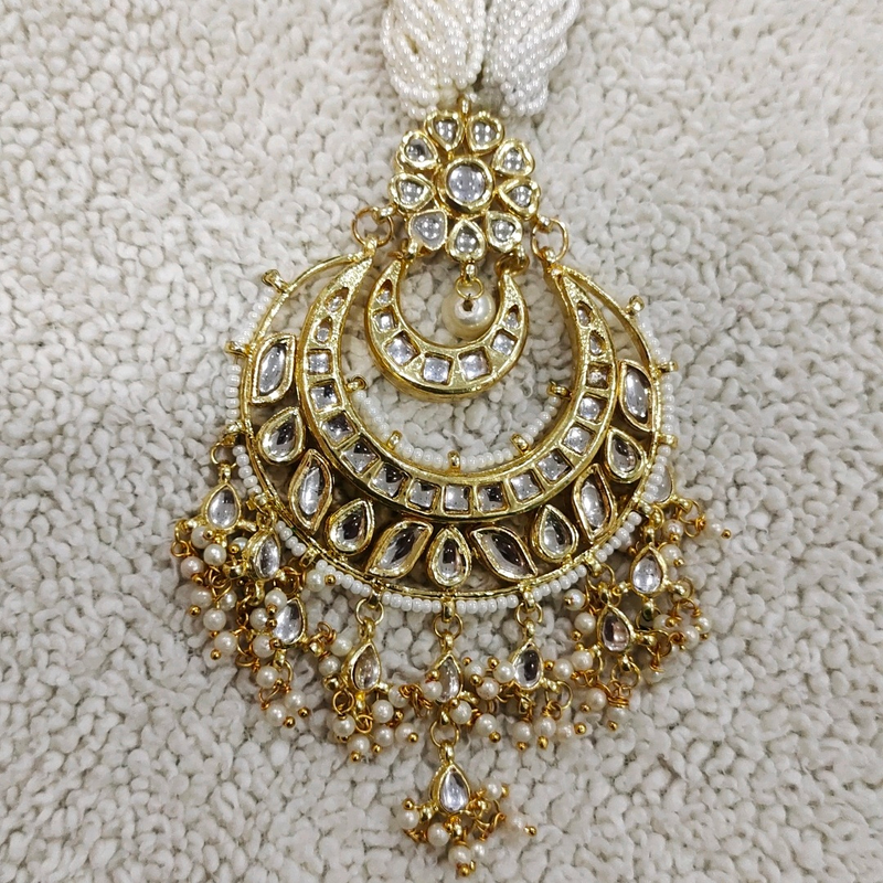Maharani style haar in small pearls