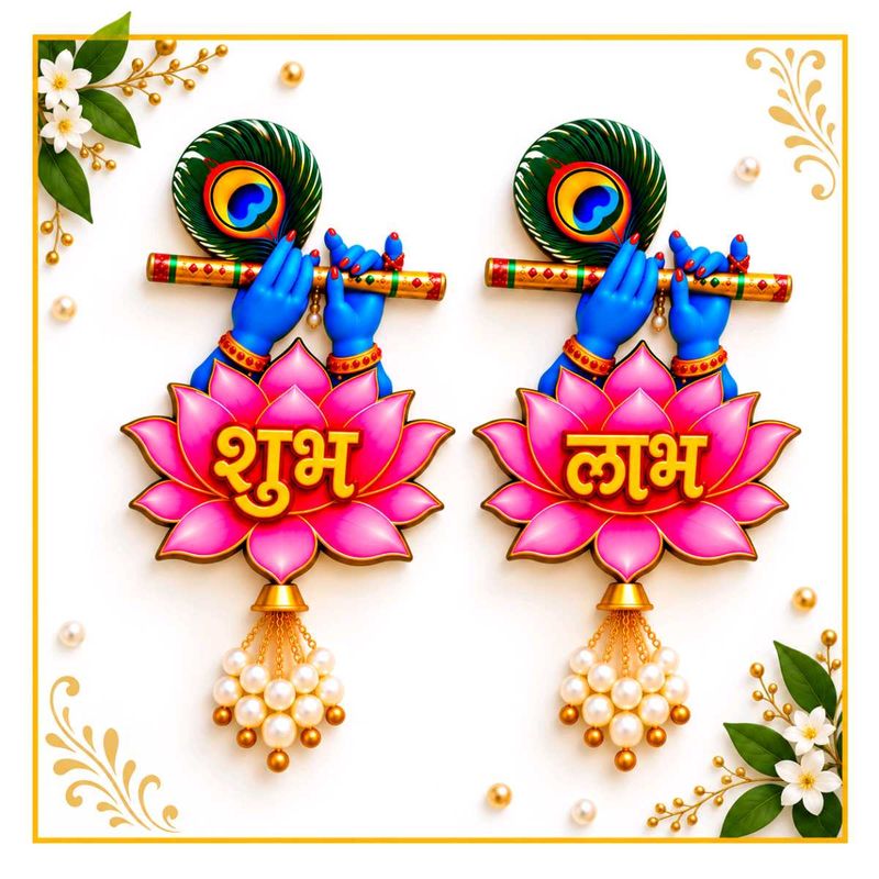Lord Krishna Wall Hanging Decor