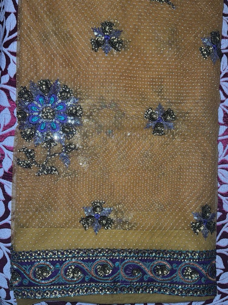 Embroidered Saree