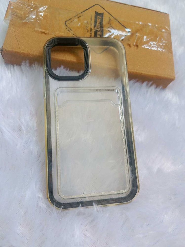 Clear Phone Case with Card Holder iphone 12