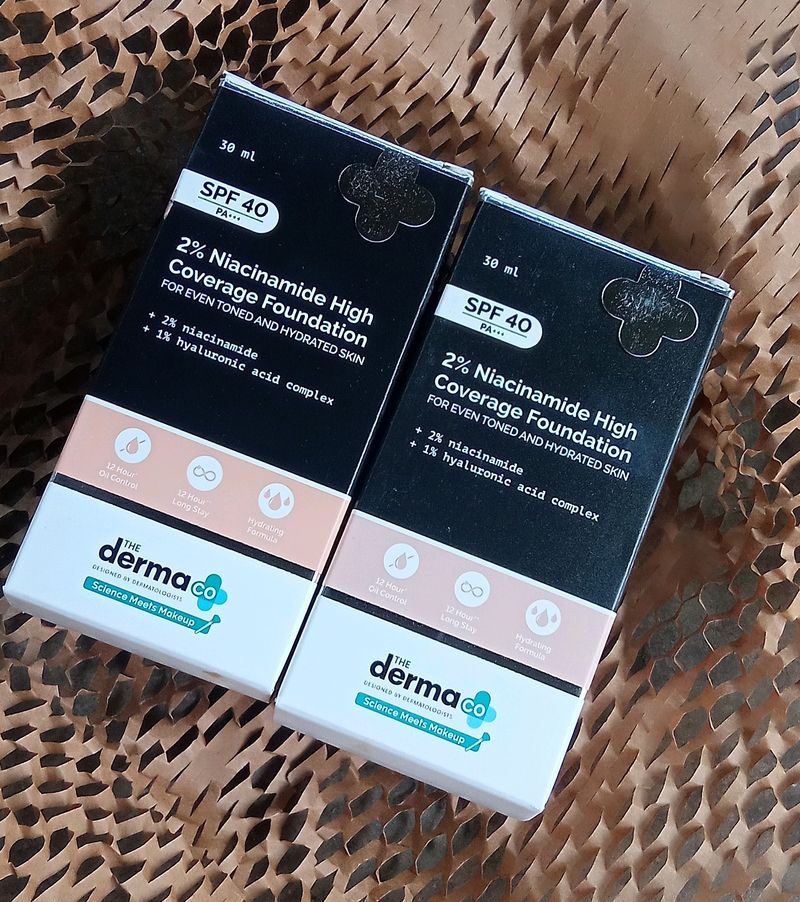 The DermaCo 2%niacinamide High coverage Foundatio