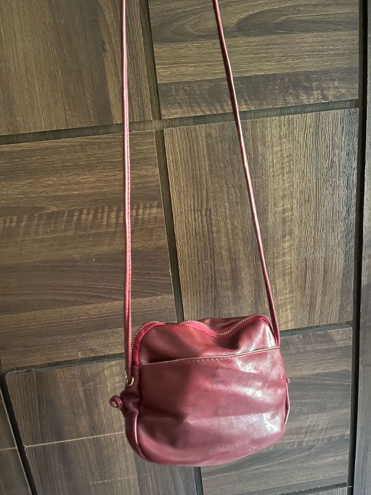 Chic Red Crossbody Bag