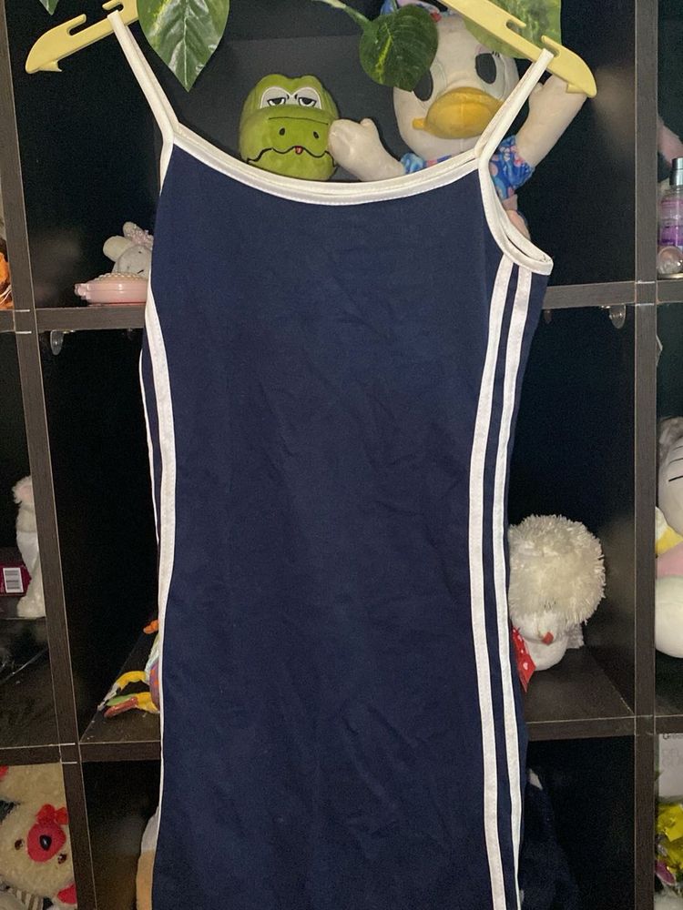Navy Blue Athletic bodycon Dress
