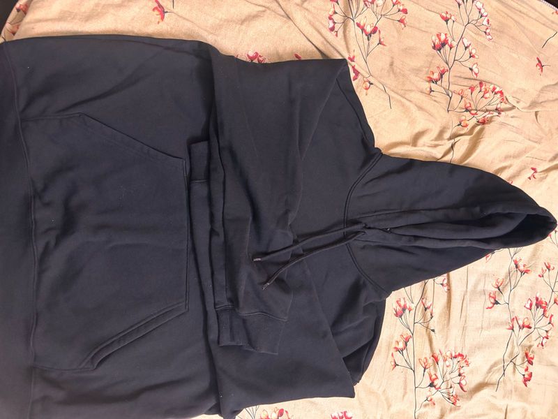 Comfortable Navy Blue Hoodie