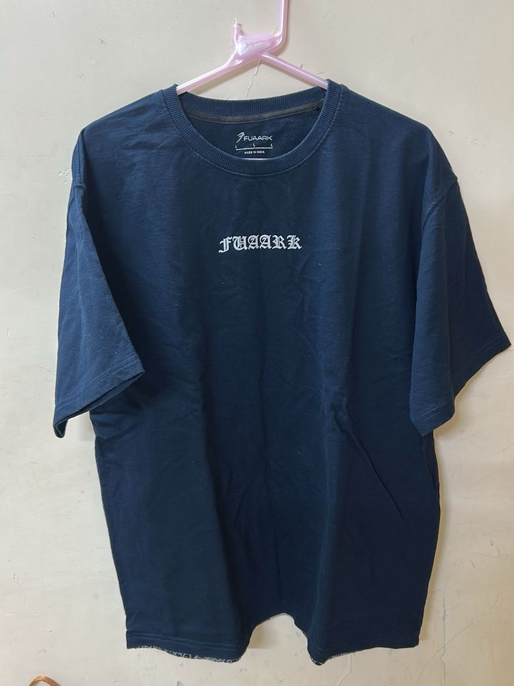 Dark Blue Graphic T-Shirt
