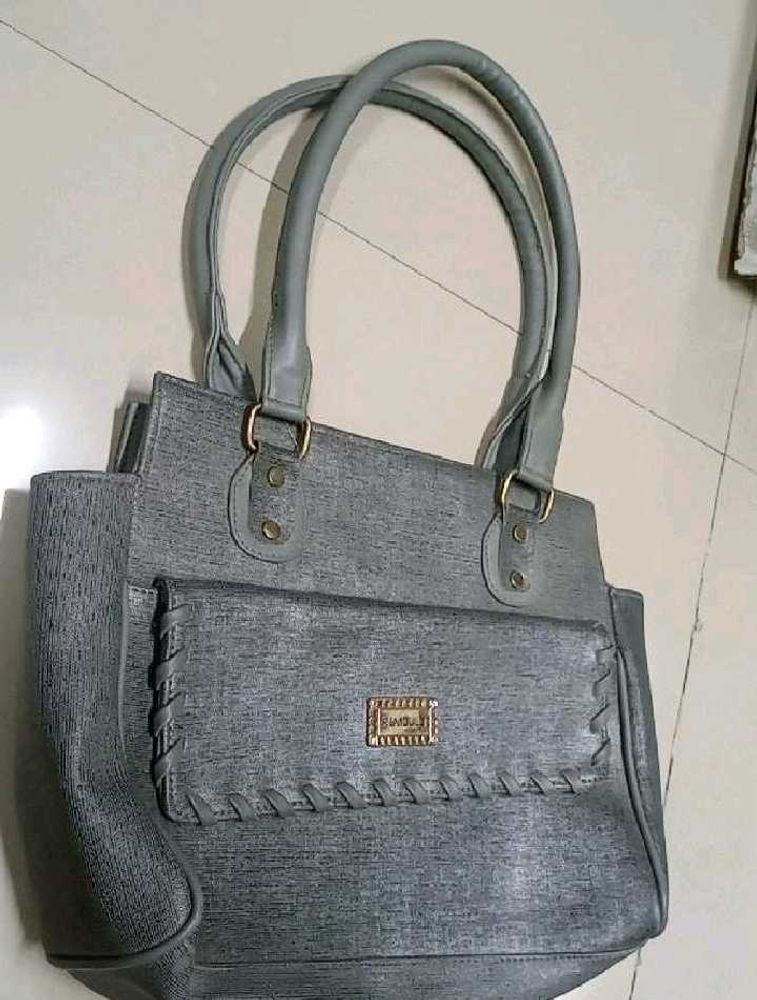 Stylish Grey Handbag