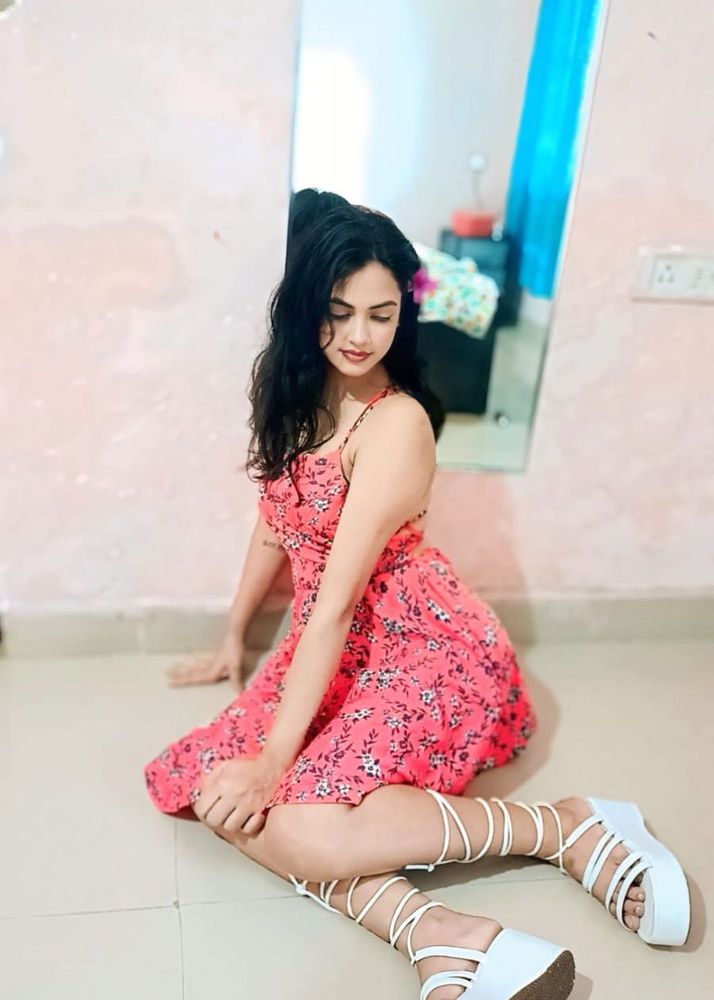 Cute Floral Print Summer Dress