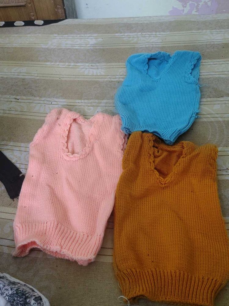 Baby Girls Knit Sweaters Set
