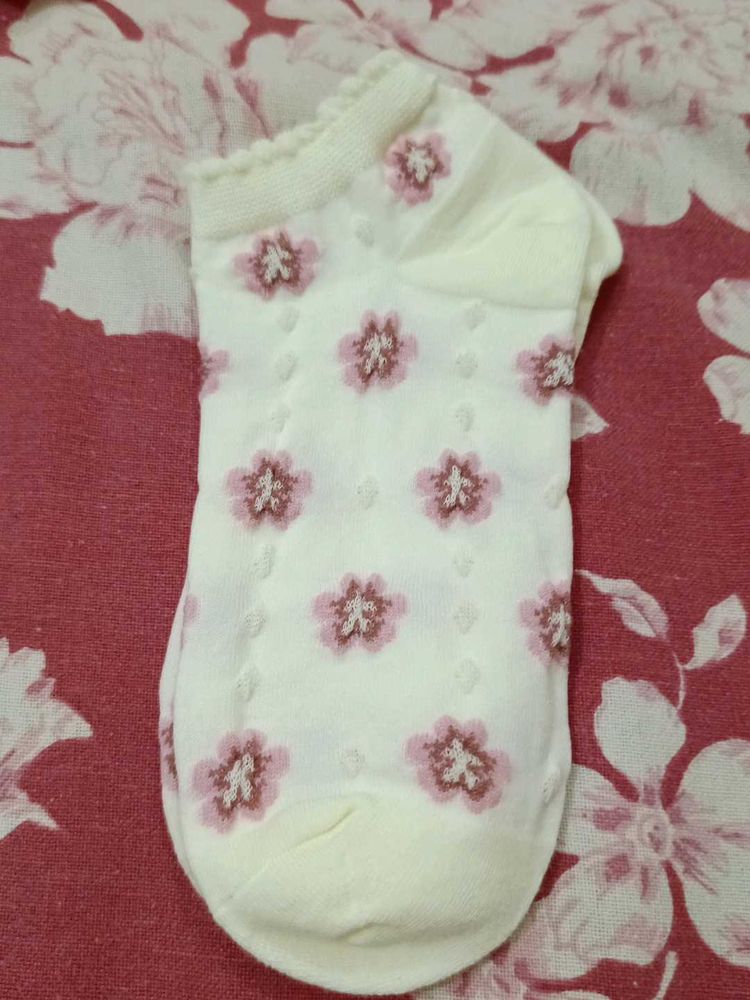 Floral Ankle Socks
