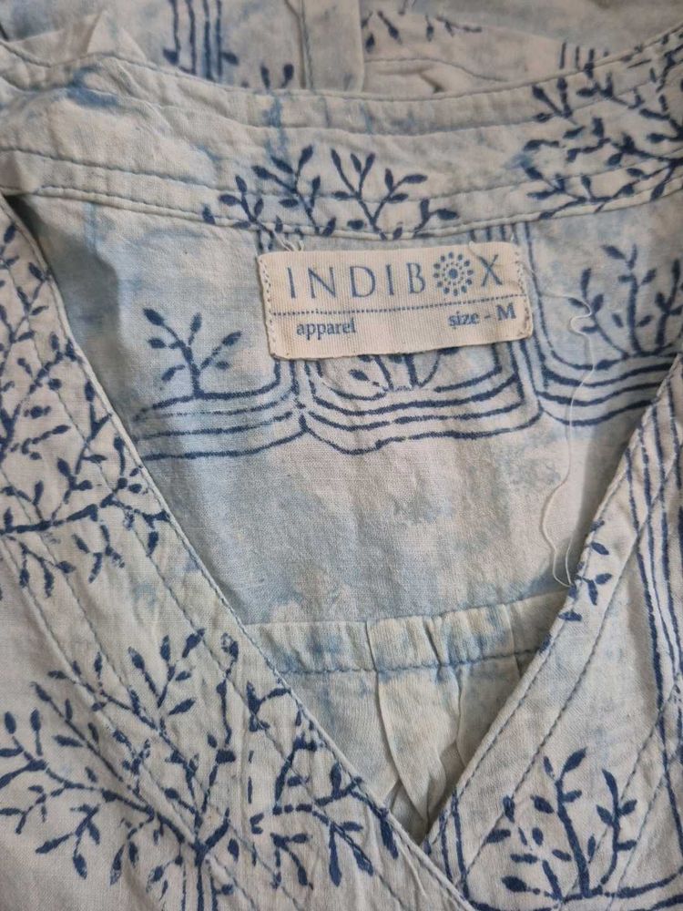 INDIBOX Blue Print Kurta