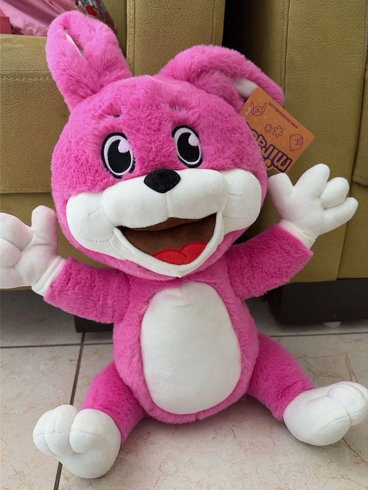 Cute Pink Bunny Plush Toy