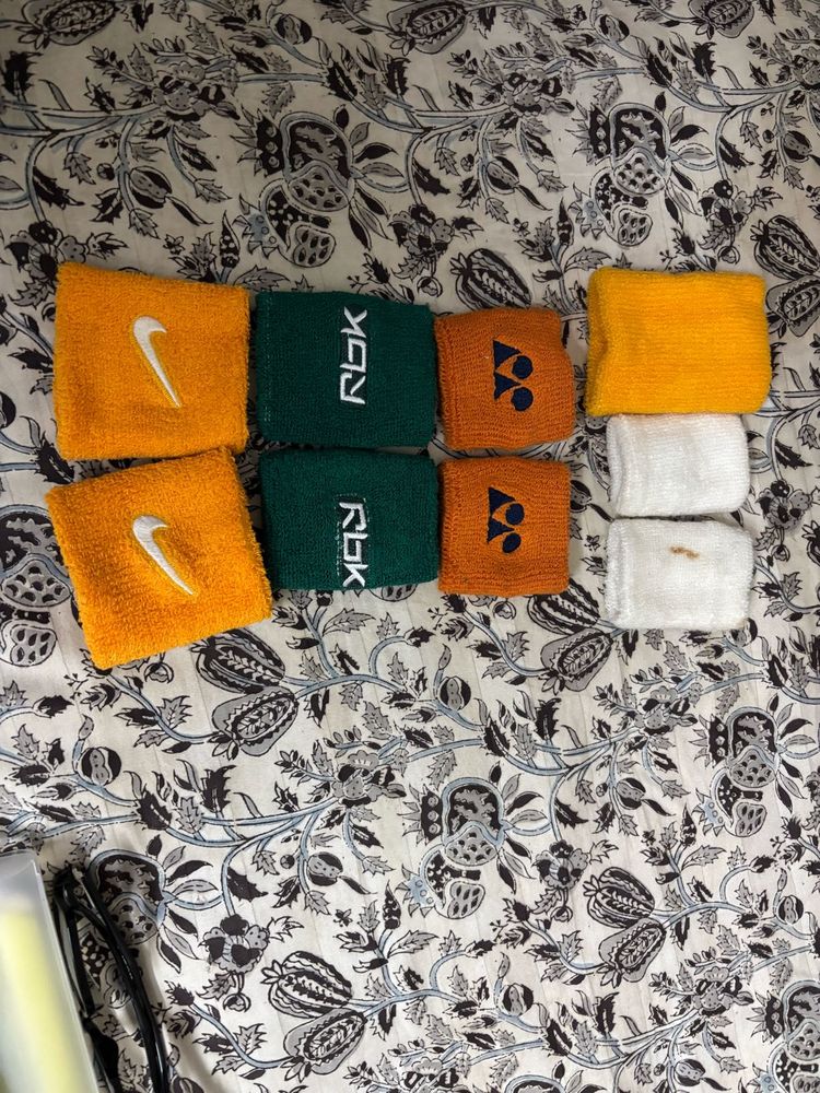 Vintage Sport Wristbands - Set of 8