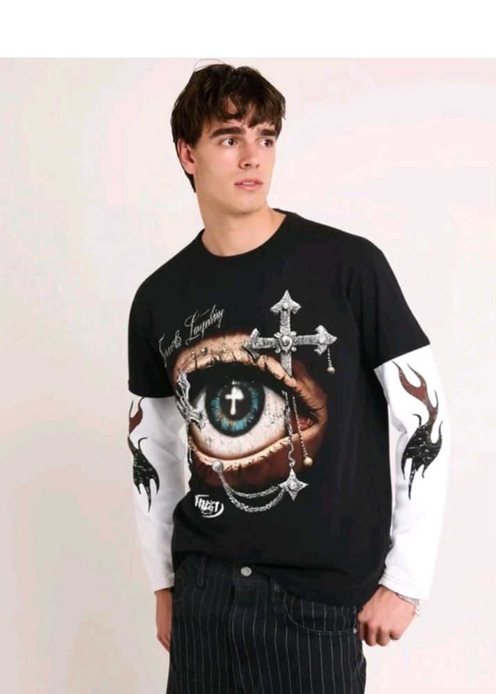 Graphic Print Long Sleeve T-Shirt