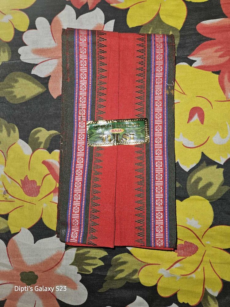 Red Cotton Gamchha (Towel)