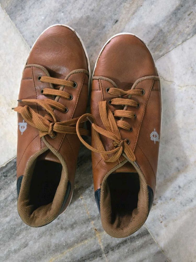 Men's Brown Casual Sneakers