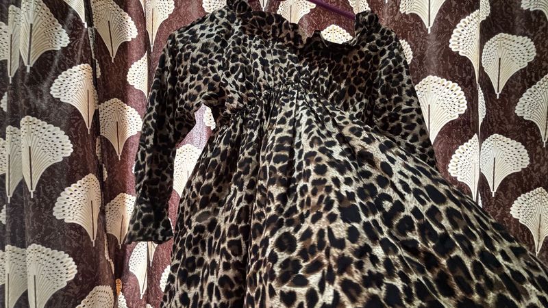 cheetah print frock