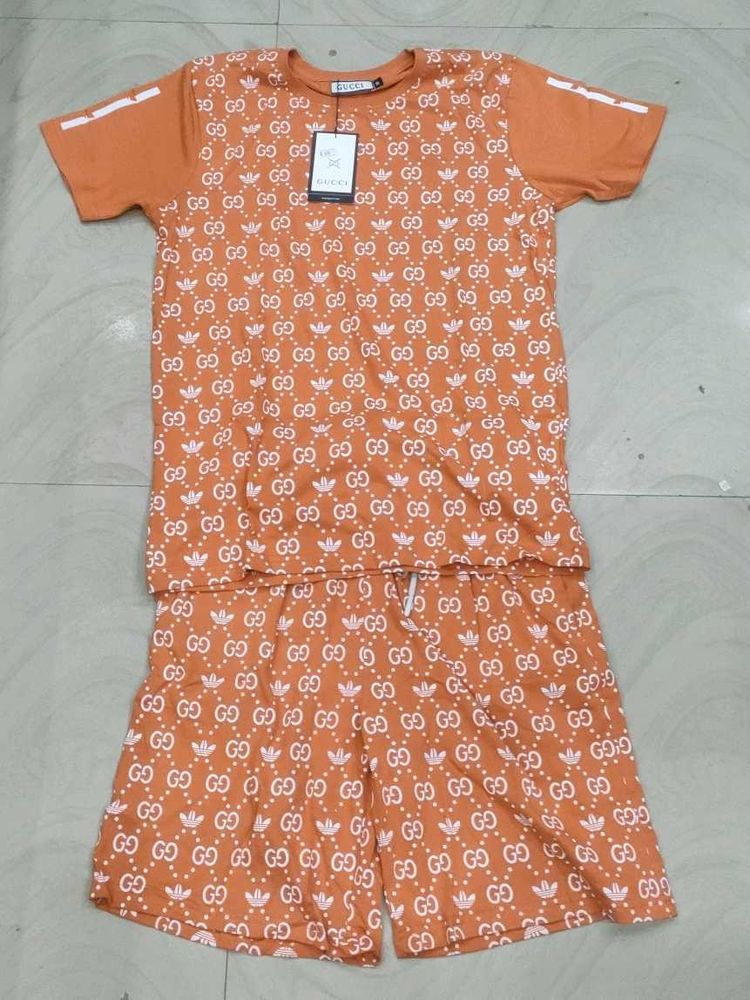 Gucci Inspired Tee &amp; Shorts Set